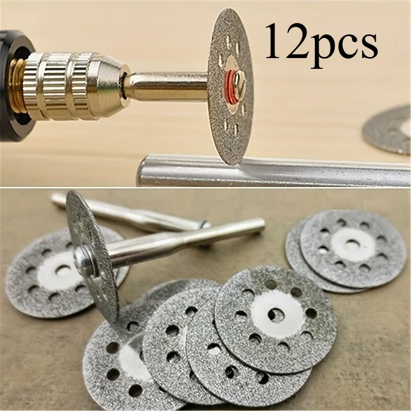 Cordless Rotary Tool Kit Accessories - 12 pièces/ensemble 22mm Hss disque de