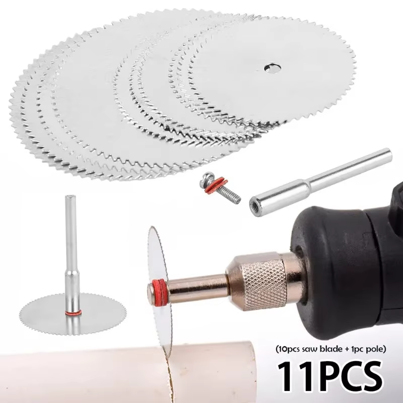 Cordless Rotary Tool Kit Accessories - Lot de 11 disques de coupe
