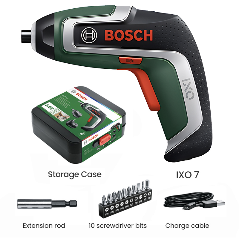 Electric Screwdriver Rechargeable Usb - Tournevis sans fil Bosch IXO 7,