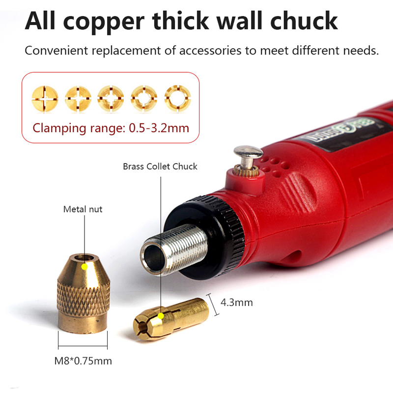 Mini perceuse sans fil 3,7 V,  - Cordless Rotary Tool Kit Accessories avis et prix