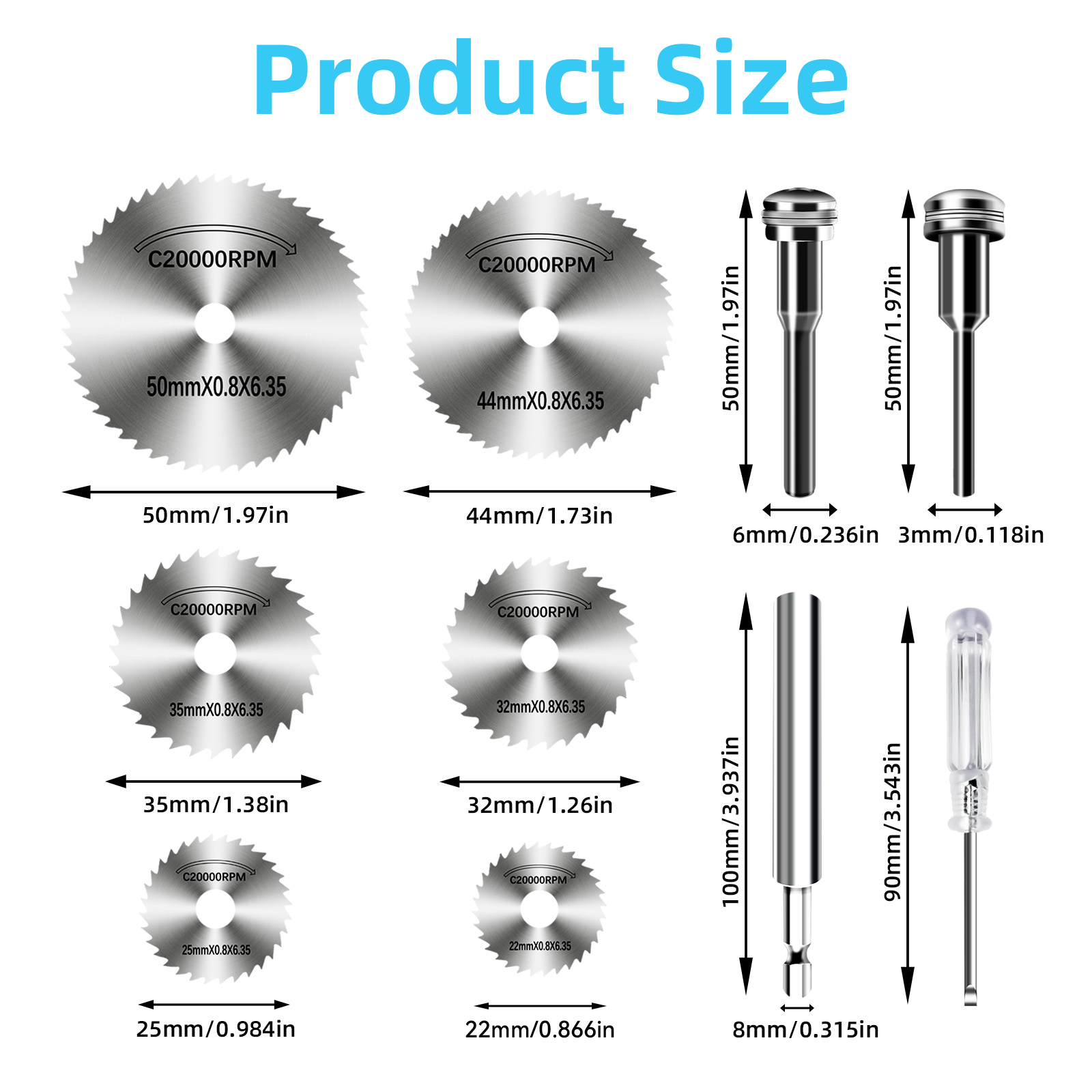 Lames de scie en acier rapide  - Cordless Rotary Tool Kit Accessories avis et prix