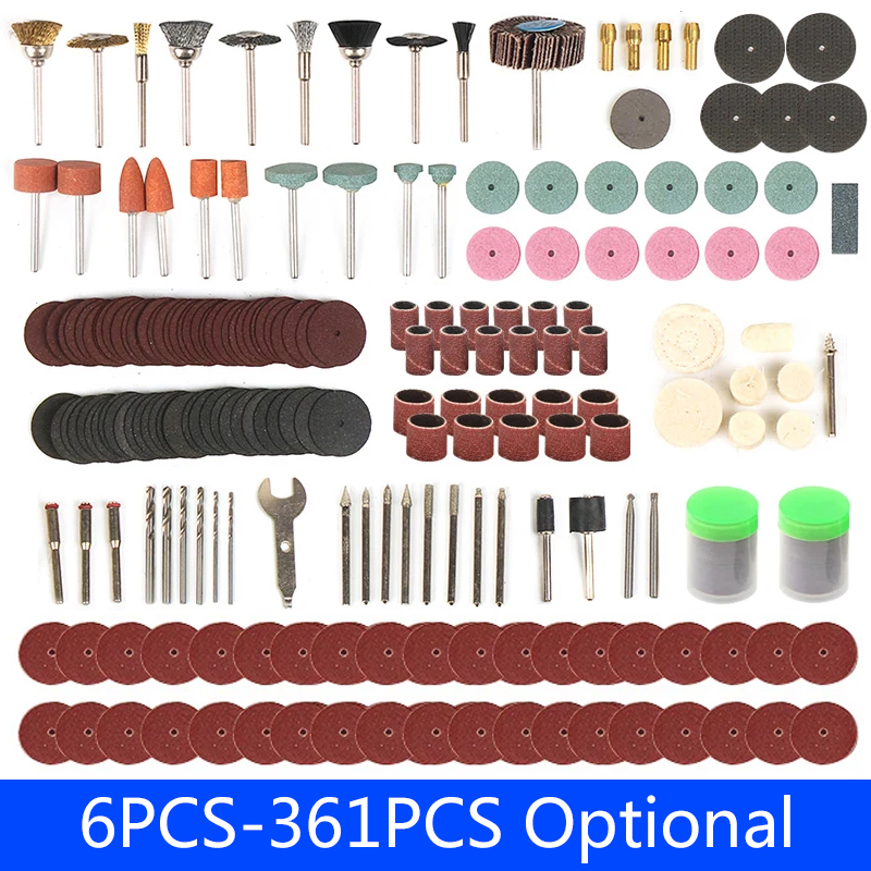 6 pièces-361 pièces accessoire - Cordless Rotary Tool Kit Accessories avis et prix