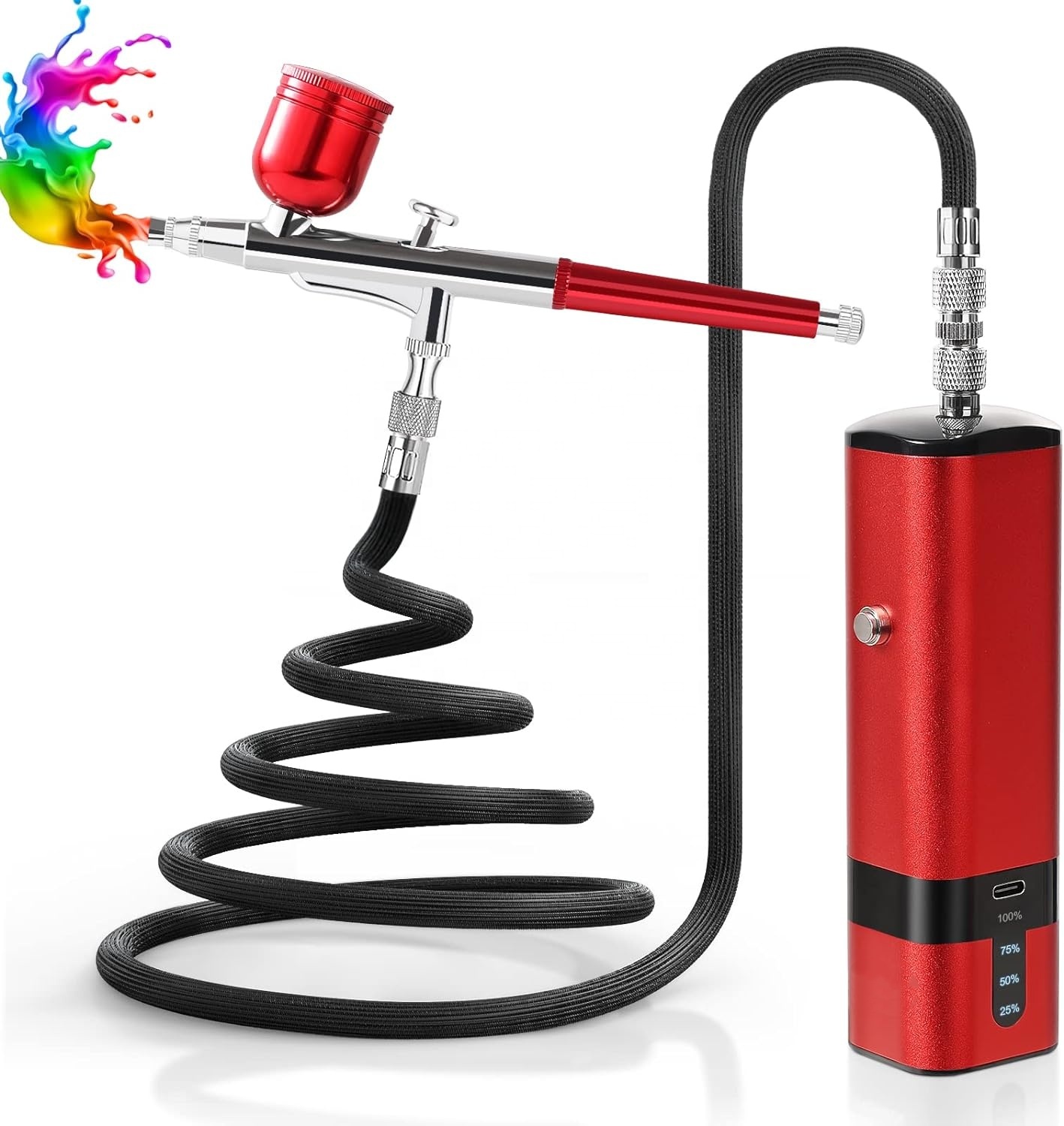 Kit d'aérographe avec compress - Airbrush Kit With Mini Compressor avis et prix