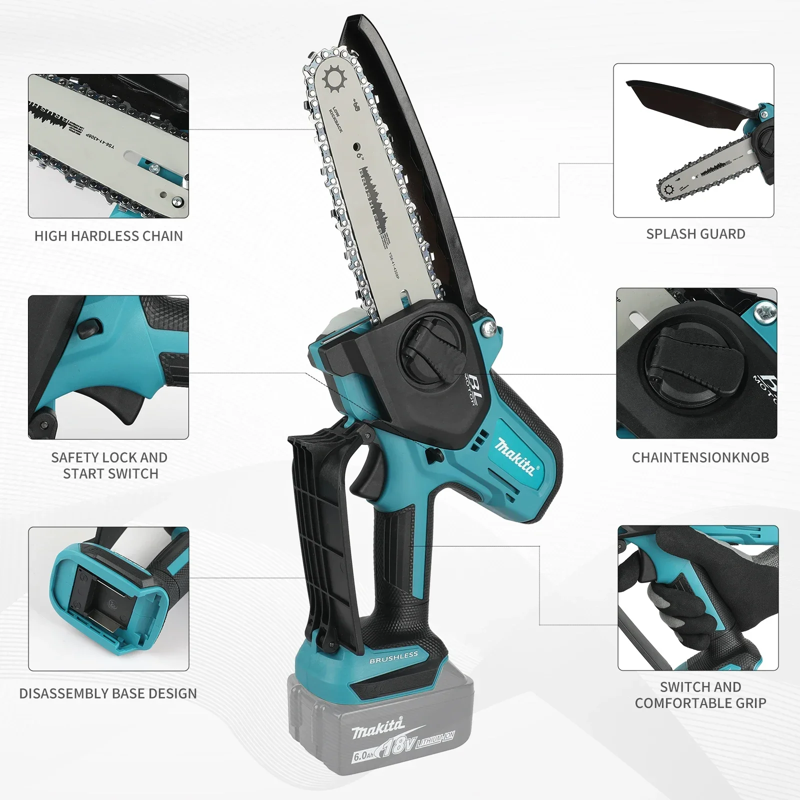 Makita UC286, tronçonneuse éle - Mini Electric Chainsaw 6 Inch avis et prix