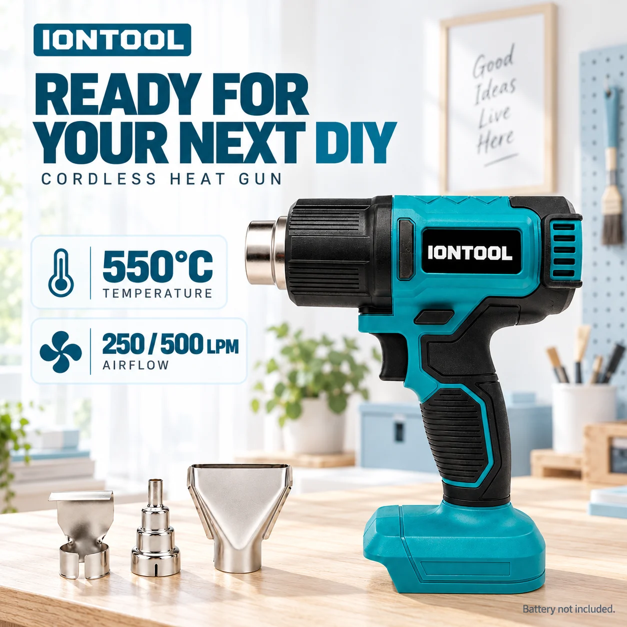 Pistolet thermique sans fil IO - Cordless Heat Gun For Shrink Tubing avis et prix