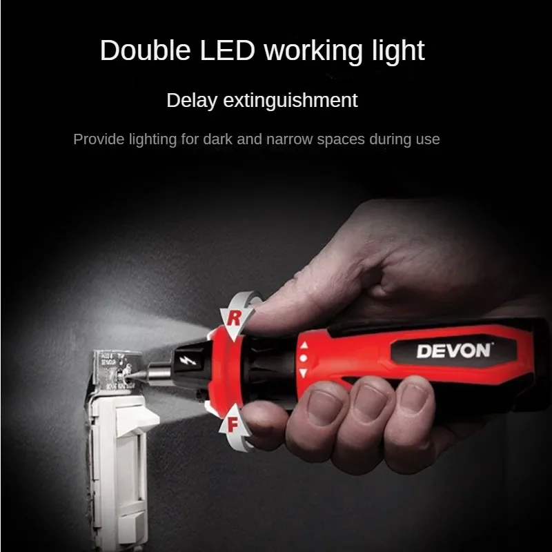 DEVON-Mini jeu de tournevis él - Electric Screwdriver Rechargeable Usb avis et prix