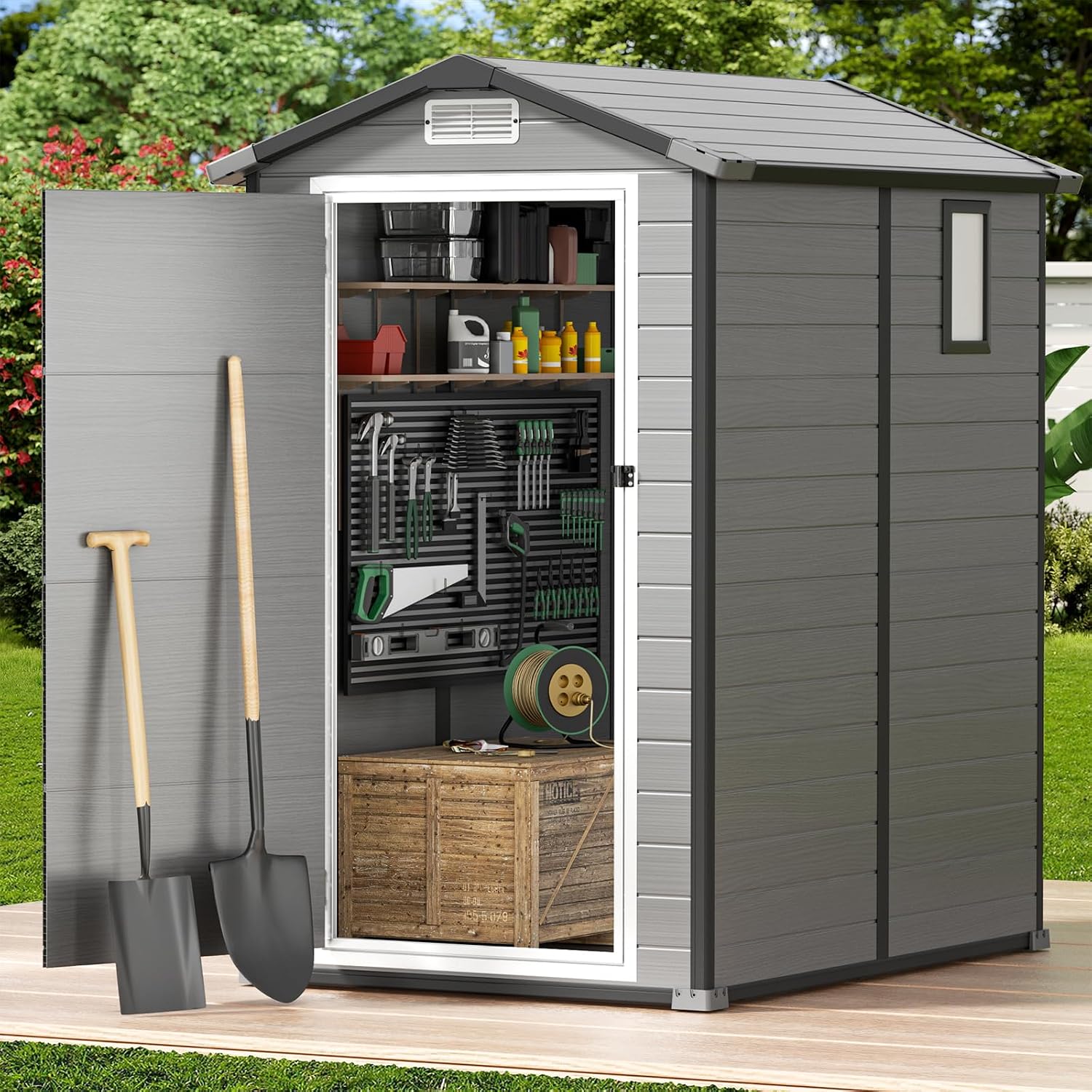 Abri de rangement extérieur av - Garden Tools avis et prix
