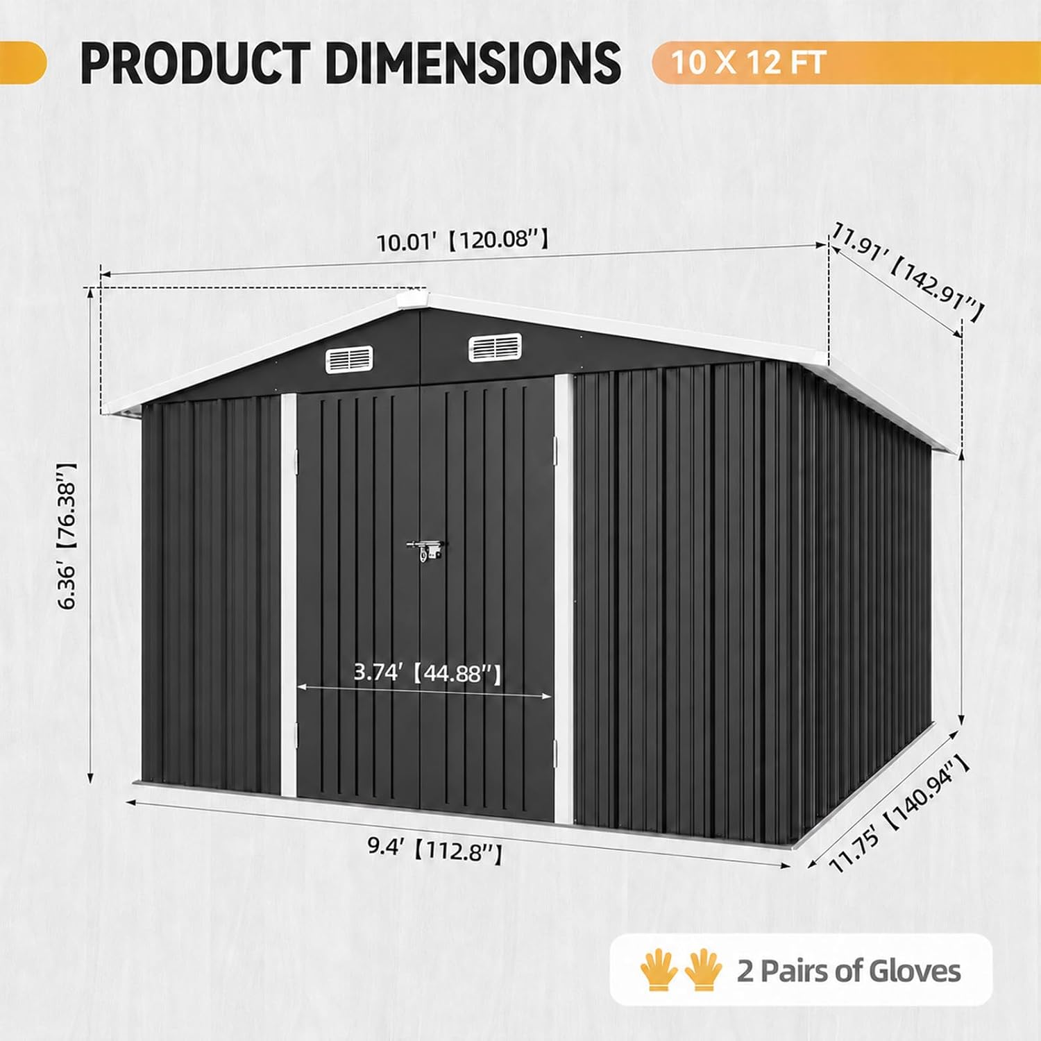 Abri de rangement extérieur en - Garden Tools avis et prix